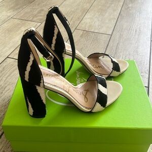 Sam Edelman zebra heels